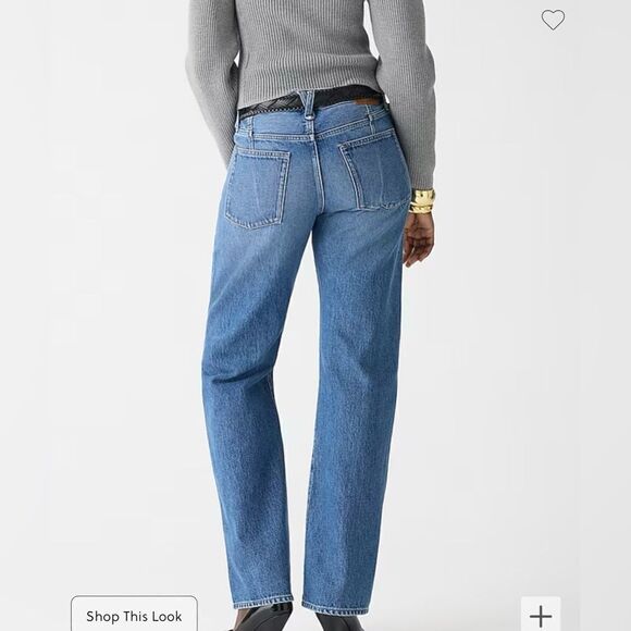 J.Crew Point Sur loose straight jean in Ludlow wash - Picture 4 of 7